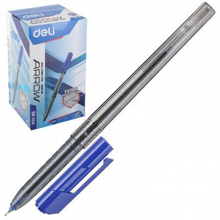 Deli Kimik Ballpoint Arrow Q01030 Blue 0.7 1/50