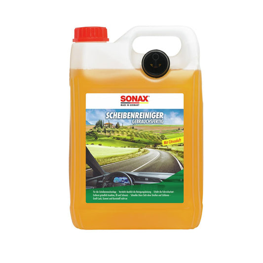 SONAX Ujë për xhama i gatshëm Citrus, 5 L