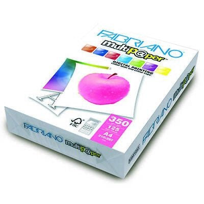Fabriano Multi 350Gr A4 Bianco 125F