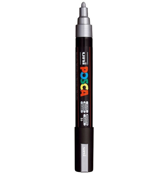 Uni-Marker Pc-5M Posca Silver