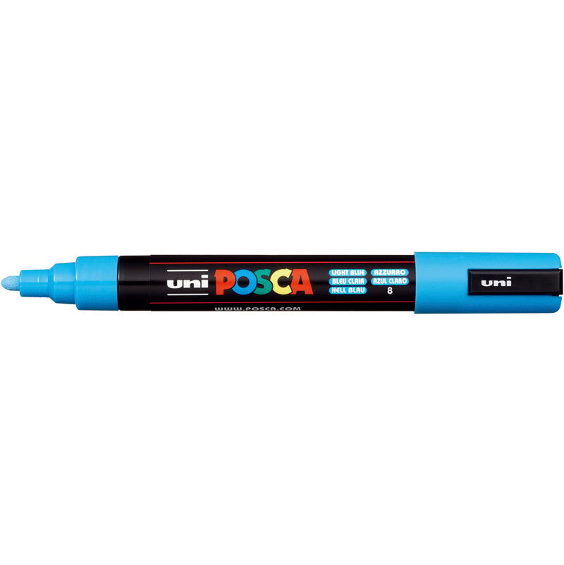 Uni-Marker Pc-5M Posca Light Blue