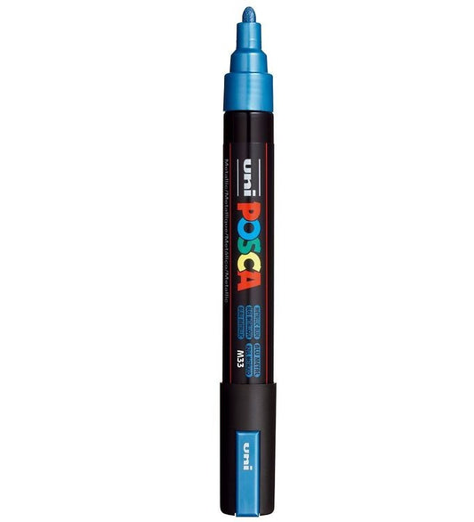 Uni-Marker Pc-5M Posca Metallic Blue