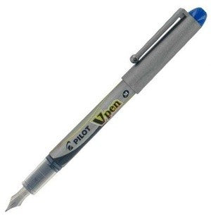 Pilot Fountain Pen V Pen Silver Blue