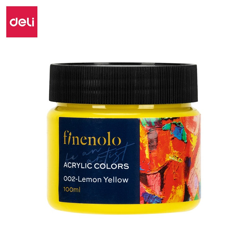 Deli Ngjyre Akril E Verdhe 100Ml C17-My