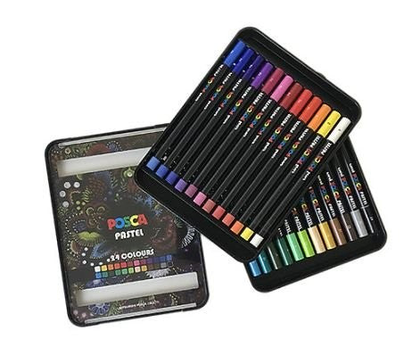 Uni-Ngjyra Pastel Ne Kuti Metalike 24/1