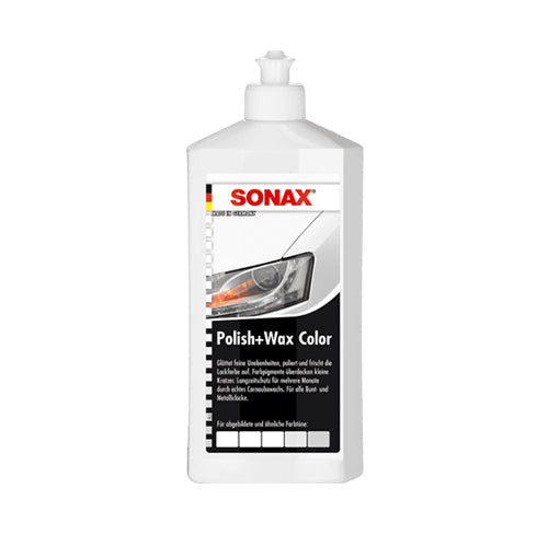 SONAX Polir&Wax me Ngjyrë të Bardhë 250ml