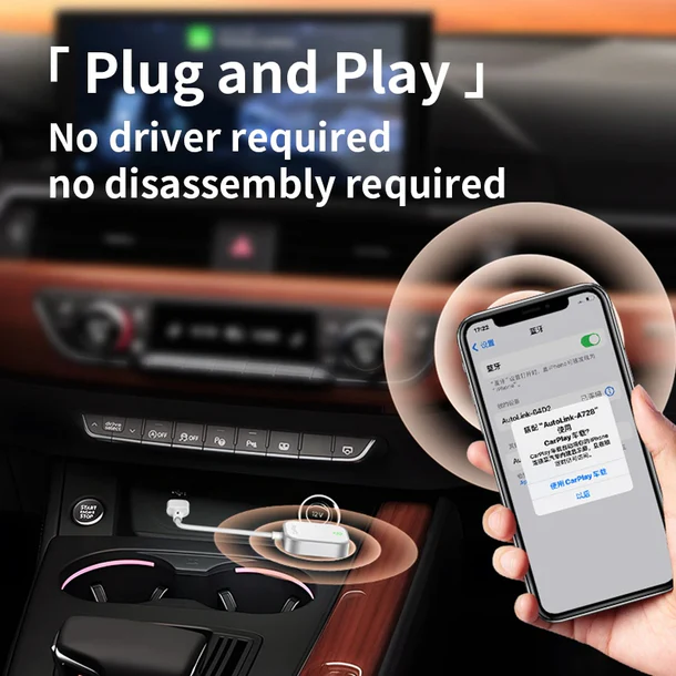 Adapter Wireless CarPlay (IOS)