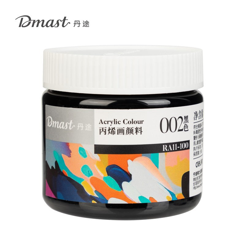 Deli Ngjyre Akril 100Ml 002 Mars Black