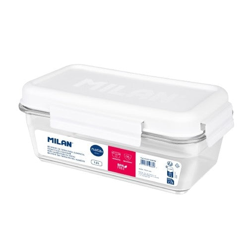 Milan Food Box 1.2L Nata White 6425120Ntw