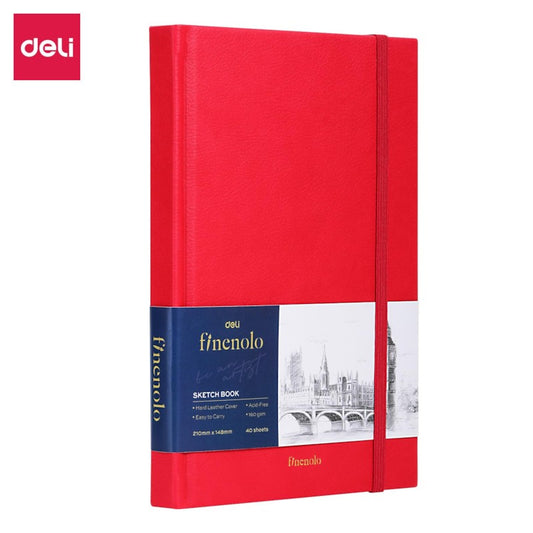 Deli Agenda A5 Finenolo Red C286