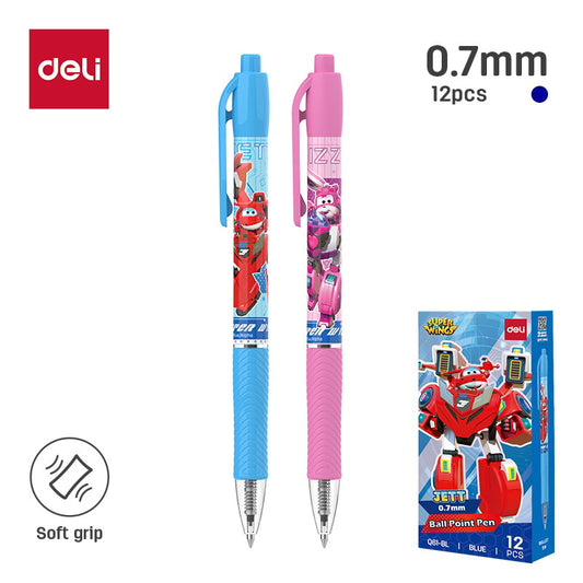 Deli Kimik Ballpoint 0.7 Super Wings 1/12 Q61-Bl