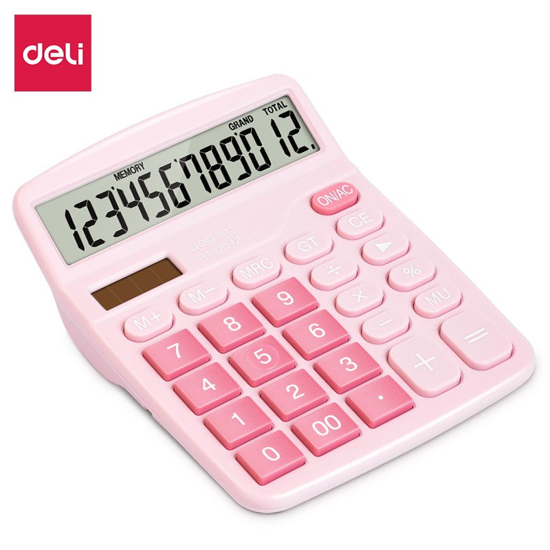 Deli Kalkulator Pink 1/10 Te837C