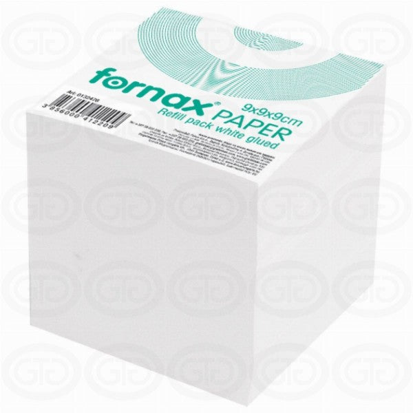 Fornax Postit 90X90X90Mm I Bardhe Me Ngjites 1/16