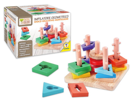 Teo Wooden Toy Geometric Shapes 09014562