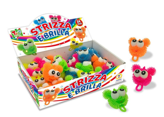Teo Toy Ball With Light Up Big Eyes 5 Colors