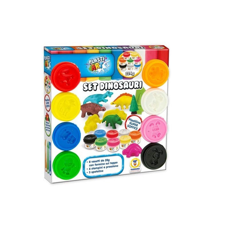 Teo Plasteline Dinosaur Set 8Pcs 28Gr 21124552