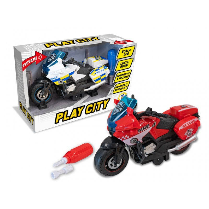 Teo Loder Play City Motorcycle With Lights And Sounds 2 Models 12124532