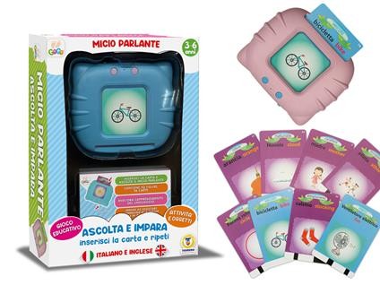 Teo Loder Gogo Cat Talking Italian/English With Talking Cards 56 Cards
