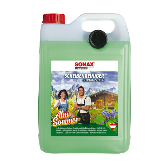 SONAX Ujë për xhama i gatshëm Alm Summer, 5 L