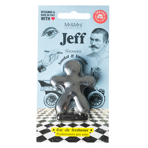 Aromë për veturë Jeff Sandal and Incense Chrome Silver Car Fragrances