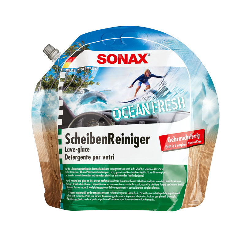 SONAX Ocean Fresh Ready-to-Use Glass Cleaner, 3 L