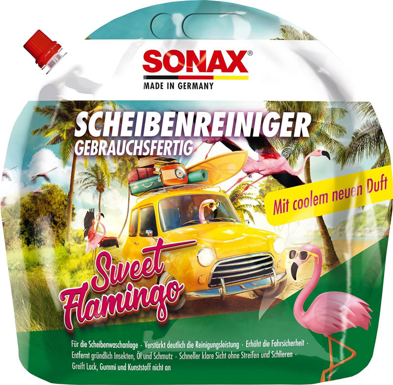 SONAX Ready-to-use window cleaner Sweet Flamingo, 3 L