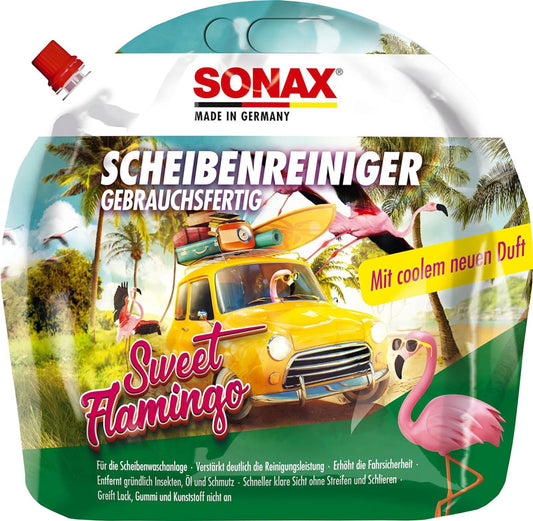 SONAX Ready-to-use window cleaner Sweet Flamingo, 3 L