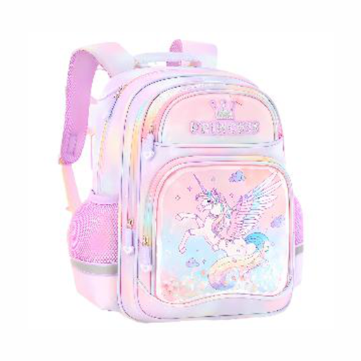 Çantë shkolle për vajza Unicorn, vjollcë