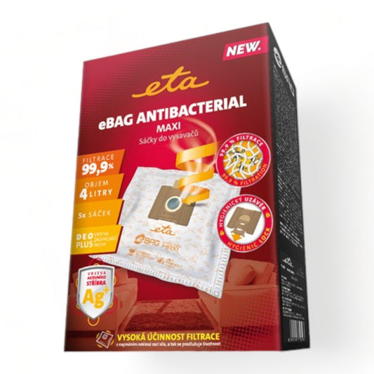 Qese për Fshesë Elektrike ETA eBag ANTIBACTERIAL MAXI 960068021