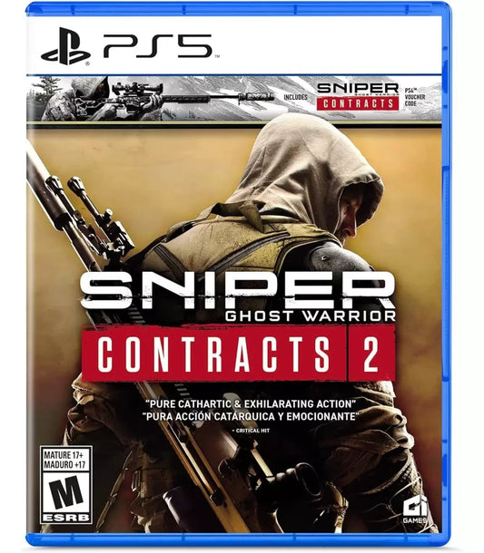 Sniper Ghost Warrior: Contracts 1 & 2 Double Pack (Includes Contracts DLC) Disk Version PS5