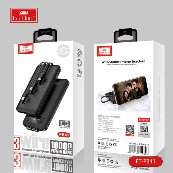 Powerbank Earldom 10000mAh PB41