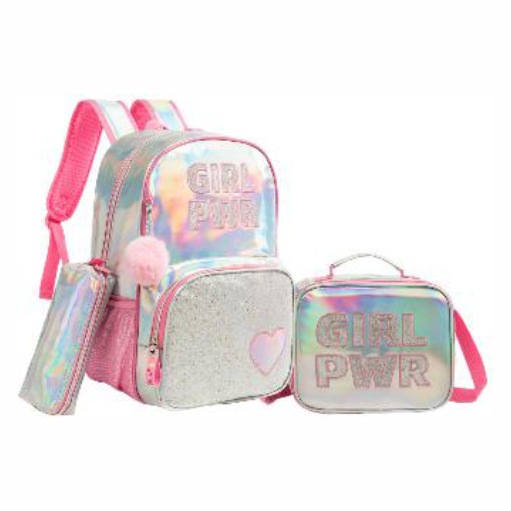 School bag for girls, 3in1 set