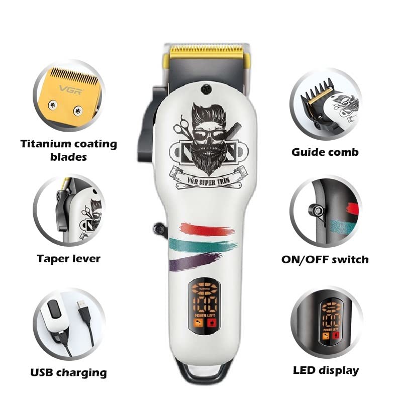 VGR Makine Rroje Profesionale Barber Edition V-699