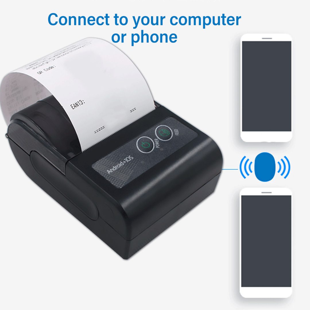 Printer Thermal Mobil Bluetooth