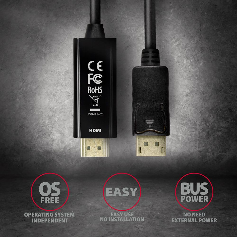 Kabllo Dp to HDMI (RVD-H114C2)