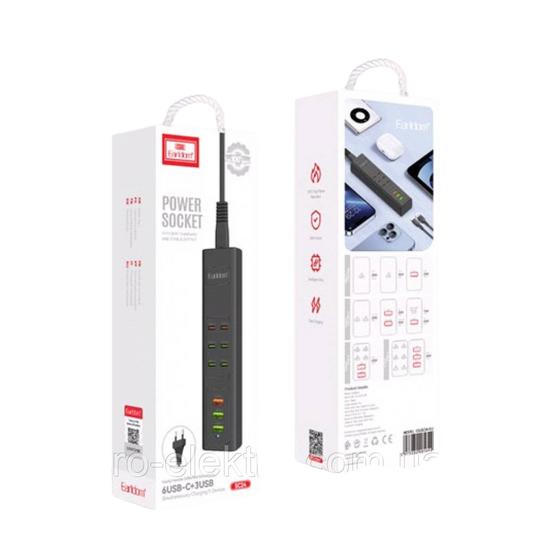 Kabllo Vazhduese Earldom USB-C+USB