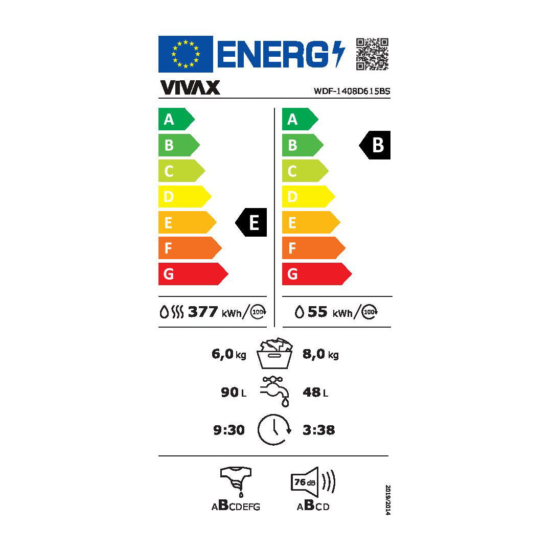Rrobalarëse & Tharëse WDF-1408D616BS VIVAX 8&6kg