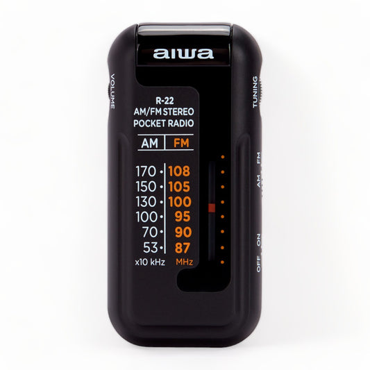 Radio Mini me Zë Hyperbass dhe Kufje AIWA R-22