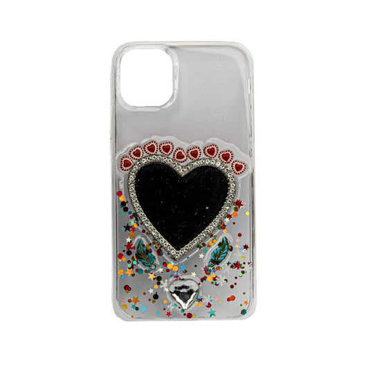 Tech Time Heart shaped mirror phone case