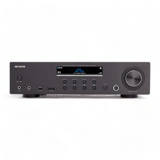 Amplifikator 120W me Bluetooth, USB dhe SD AIWA AMU-120BTBK