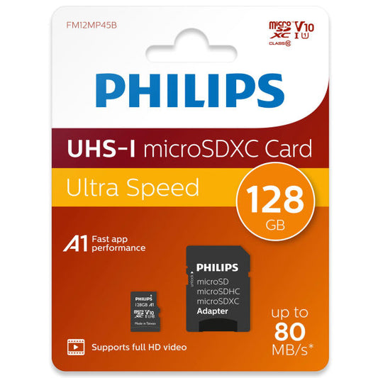 MicroSD card 128gb Philips (FM128MP45B)
