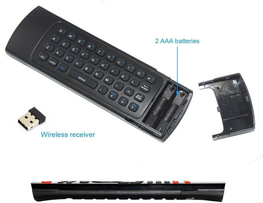 Telekomand Universale me Tastier Air fly Mouse