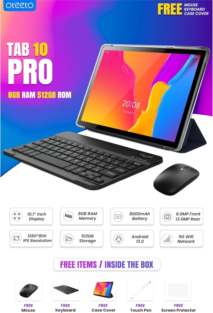 Oteeto Tablet 10 Pro