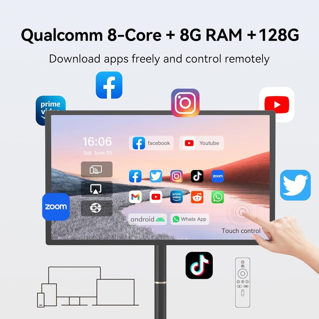 Display Screen Per Reklaminin e Produkteve 27” Lingqi