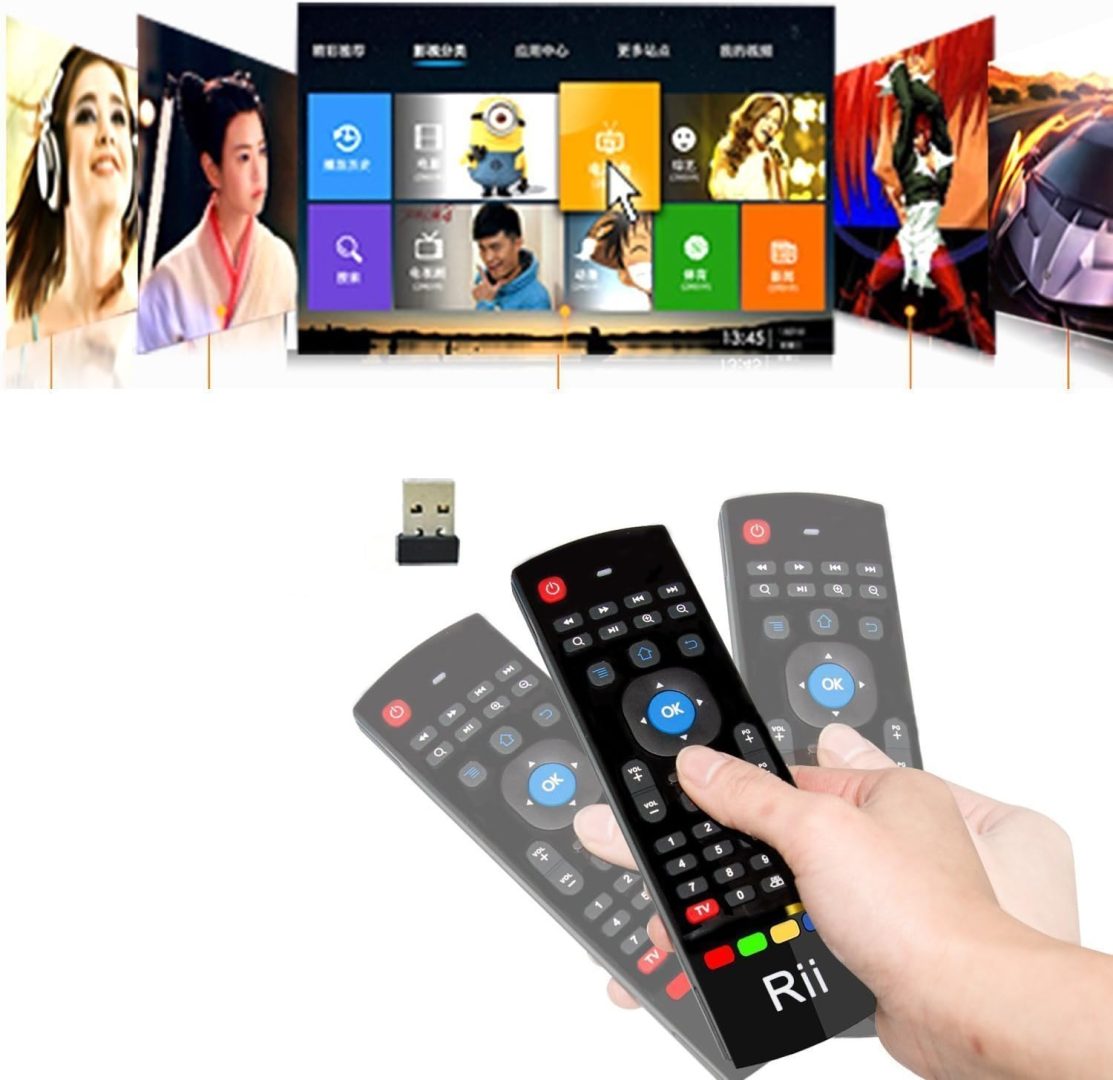 Telekomand Universale me Tastier Air fly Mouse