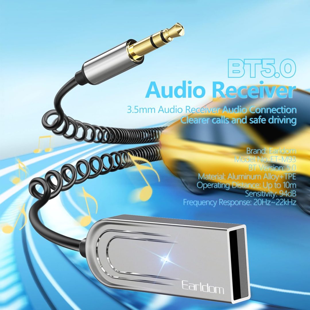 Audio Reciver USB to Aux Earldom M93