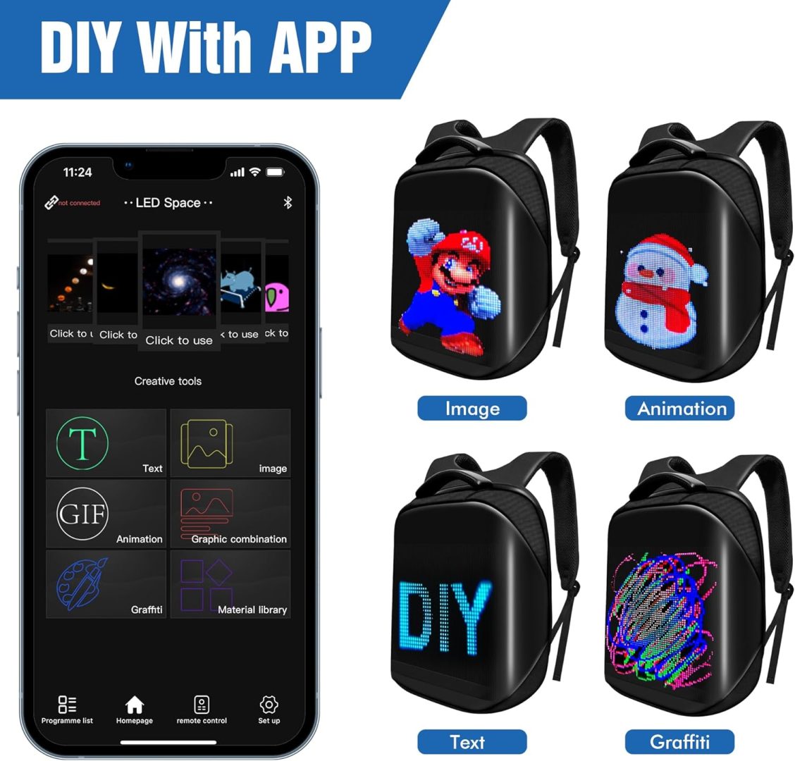 Çantë Led Display WiFi RODANNY