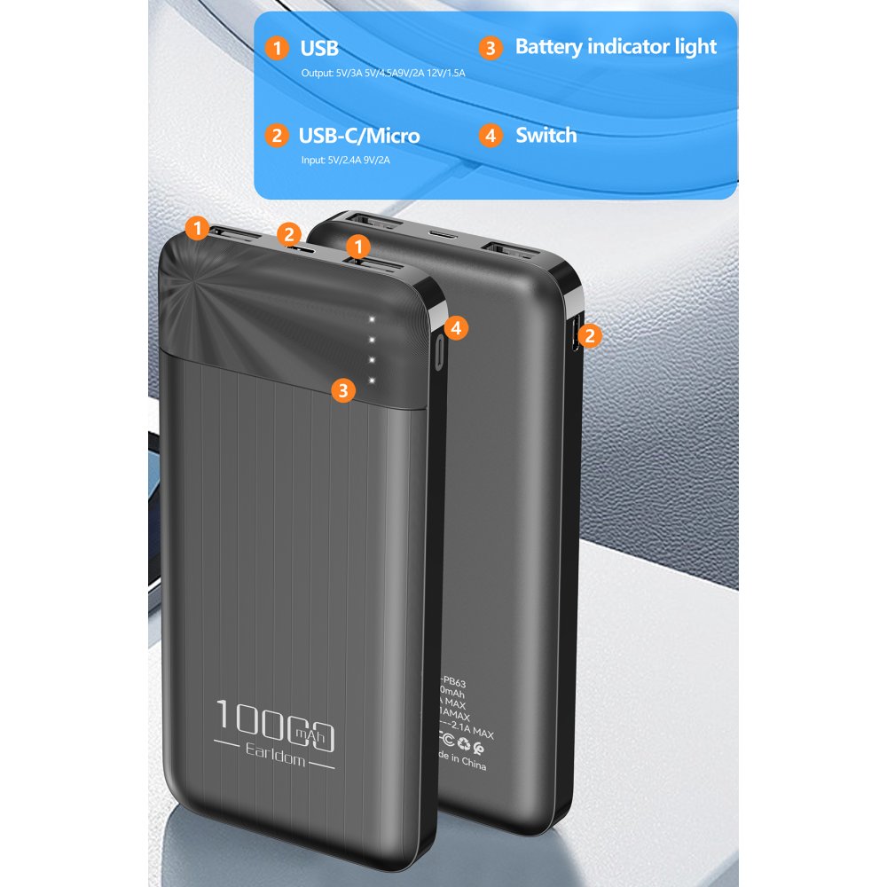 Power Bank Earldom PB63