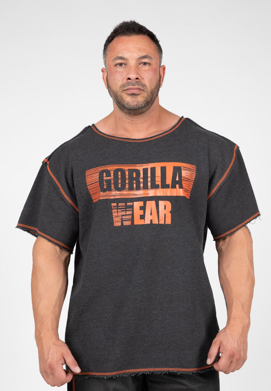 Wallace Workout Top - Gray/Orange
