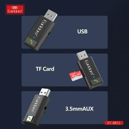 Audio Reciver USB Aux Bluetooth Earldom BR11